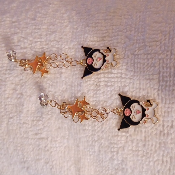 Hand Crafted Hello Kitty's Kuromi Starlight Earrings - Picture 7 of 9